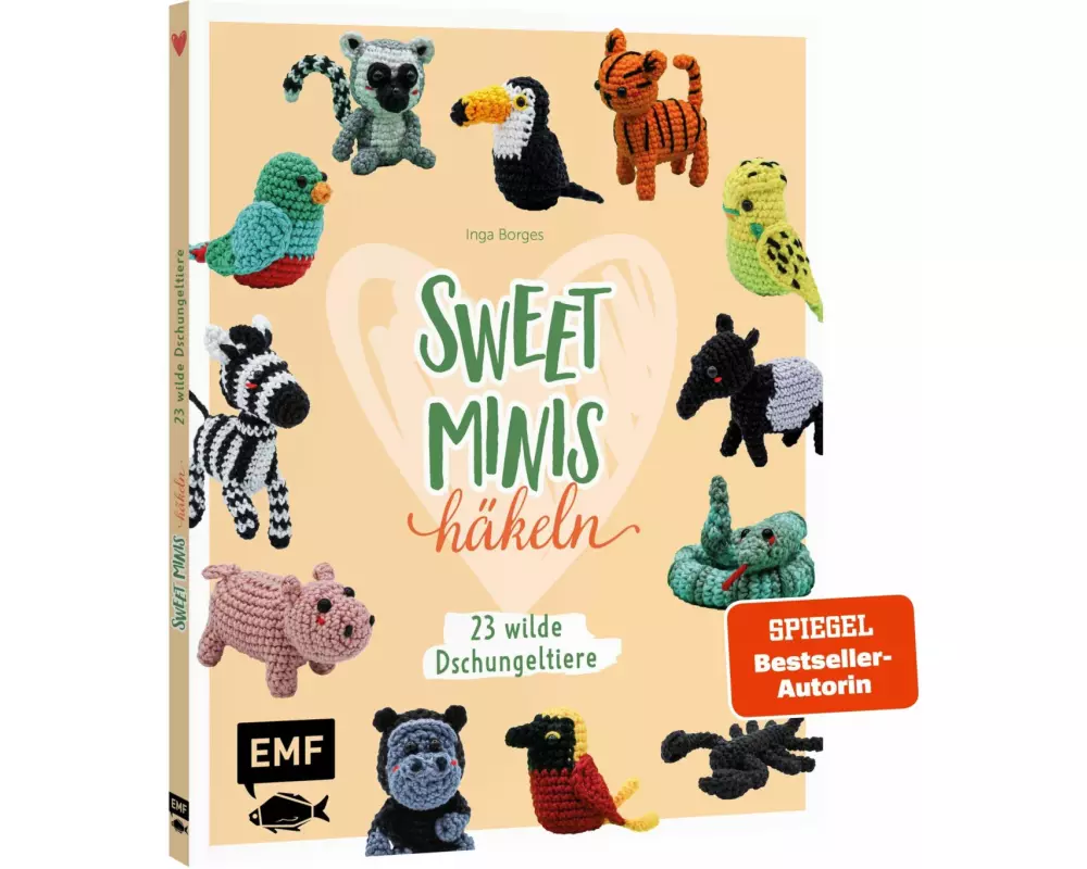 Sweet Minis häkeln – 23 wilde Dschungeltiere