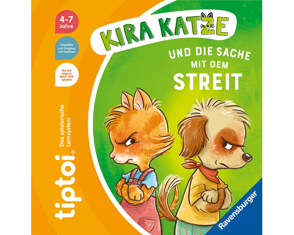 tiptoi Bildergeschichten über den Umgang mit Gefühlen - Kira Katze und die Sache mit dem Streit