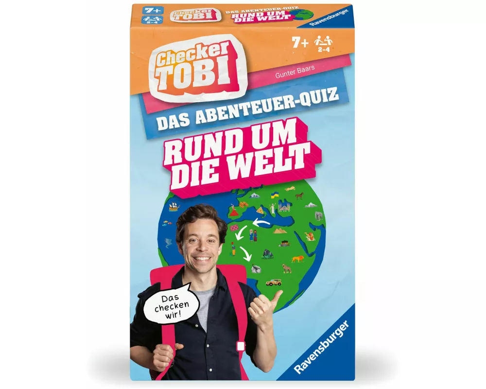 Checker Tobi: Rund um die Welt - Reisespiel ab 7 Jahre