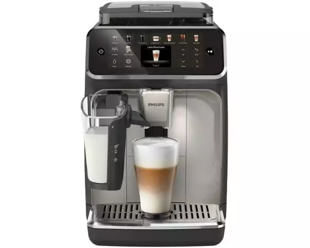 Philips Kaffeevollautomat Series 5500, EP5547/90 Grau, Schwarz