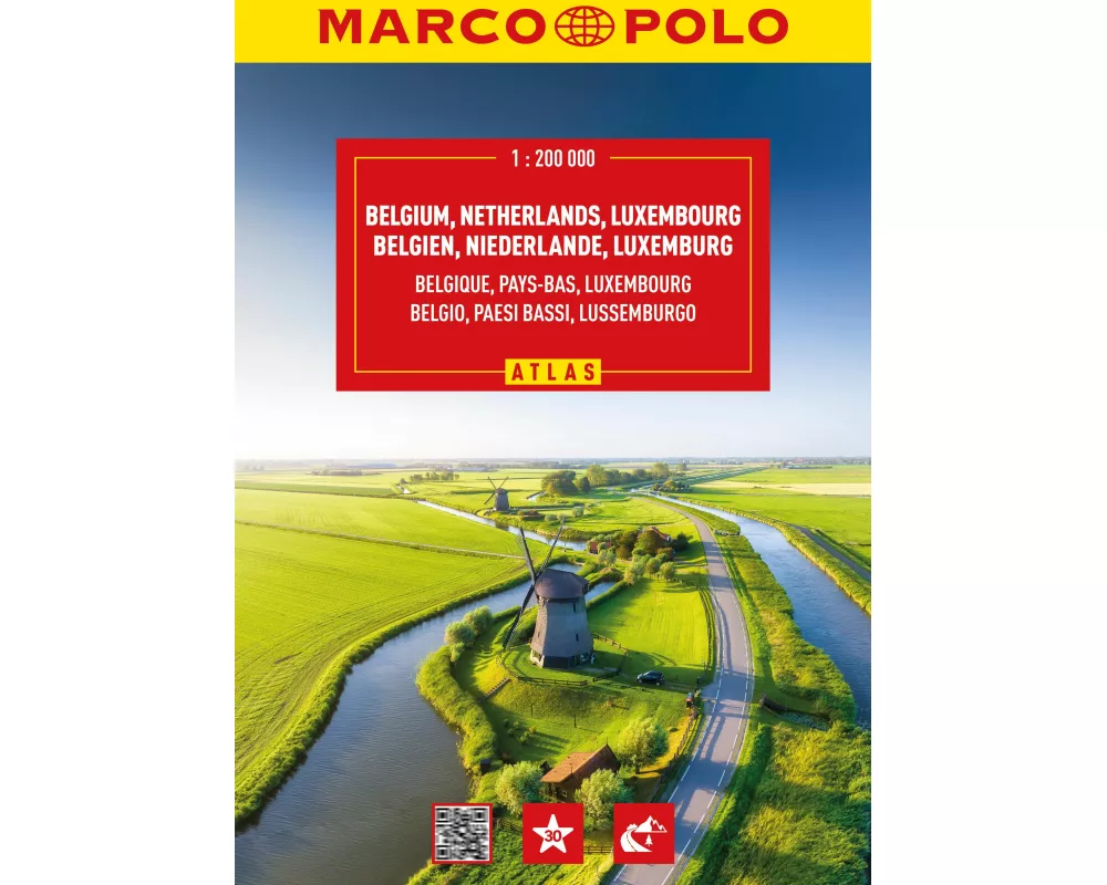 MARCO POLO Reiseatlas Benelux 1:200.000