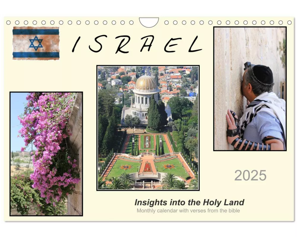 ISRAEL (Wall Calendar 2025 DIN A4 landscape), CALVENDO 12 Month Wall Calendar