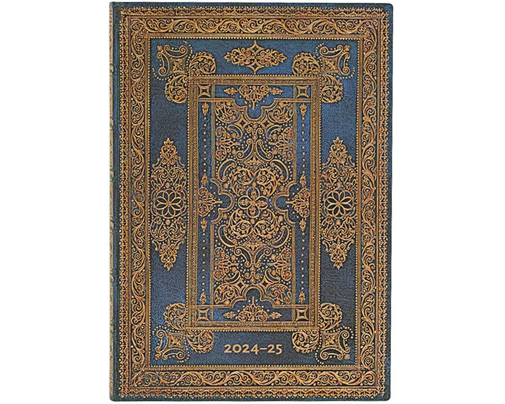 18-Monatskalender Flexi 2025 Blue Luxe, Midi, Horizontal