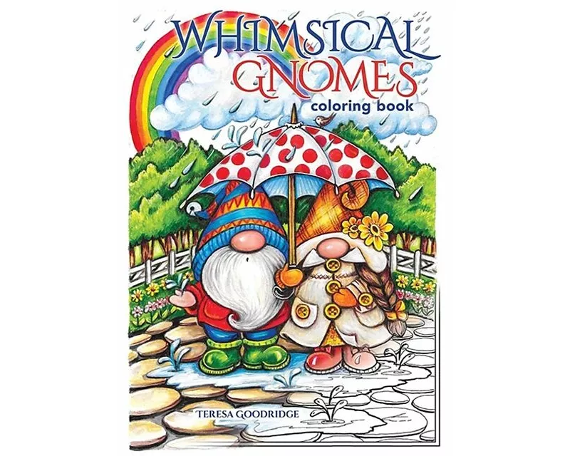 Whimsical Gnomes Coloring Book