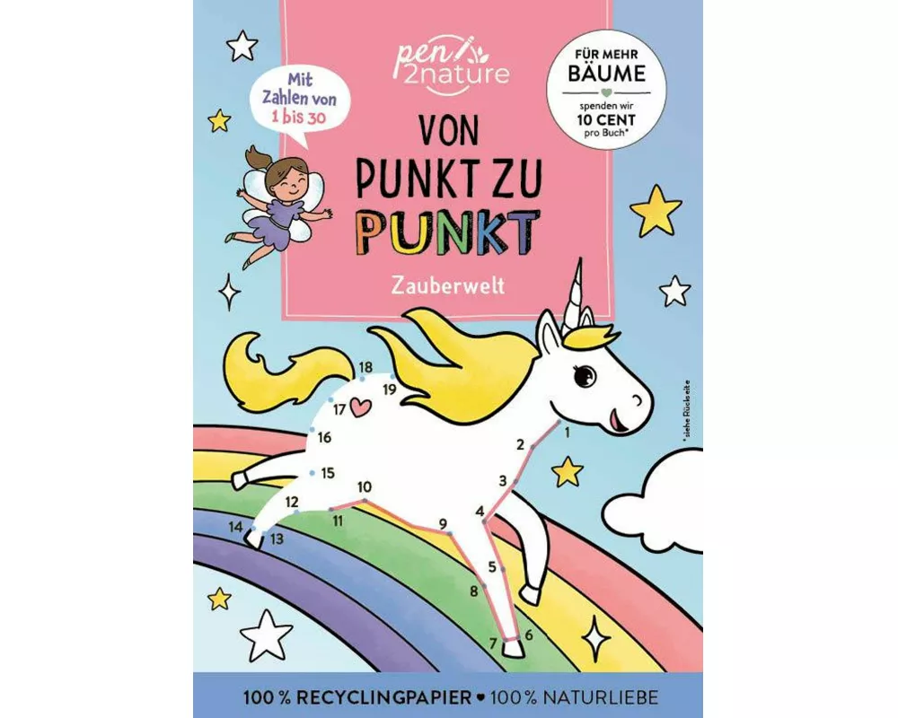 Von Punkt zu Punkt Zauberwelt. Mit Zahlen von 1 bis 30