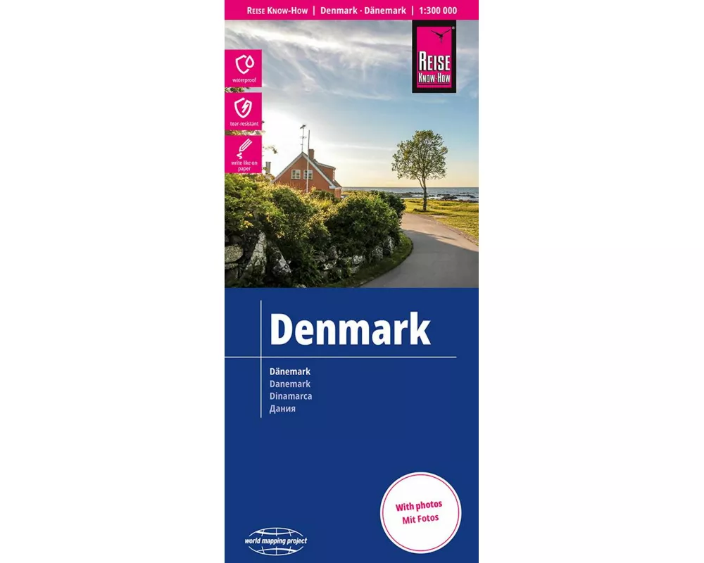 Reise Know-How Landkarte Dänemark / Denmark (1:300.000)