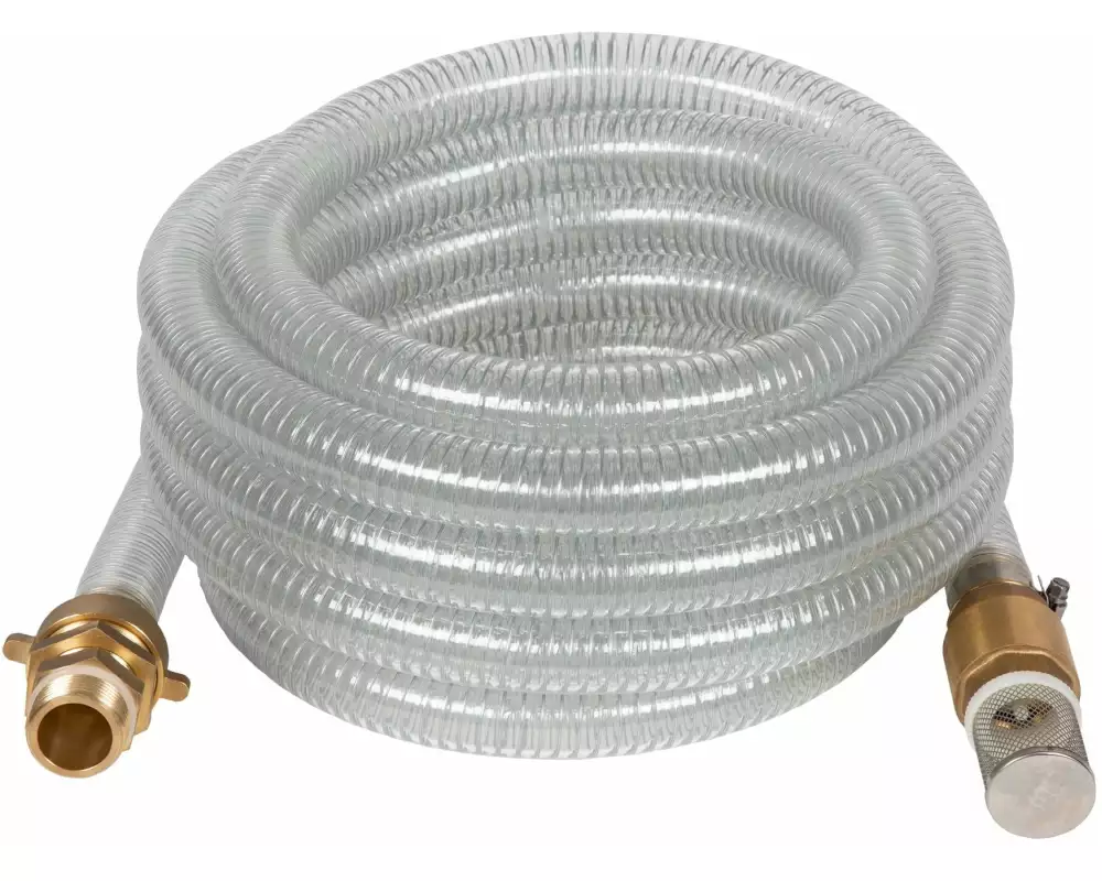 Einhell Saugschlauch 7 m Messing, transparent