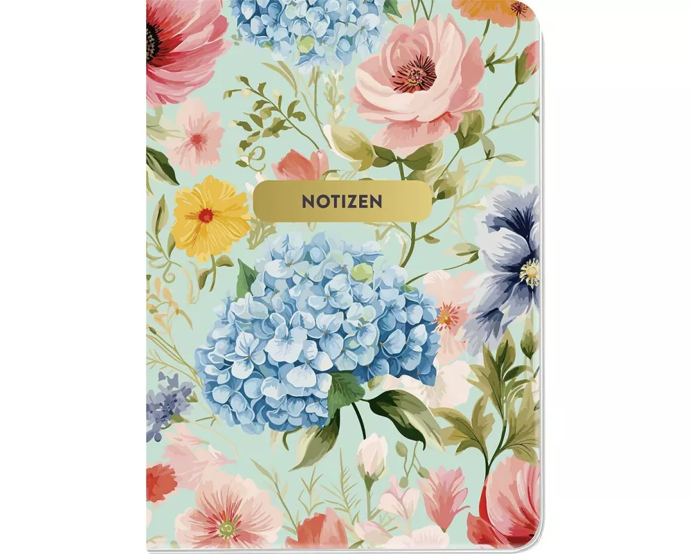 Notizheft Blumenglück Floral