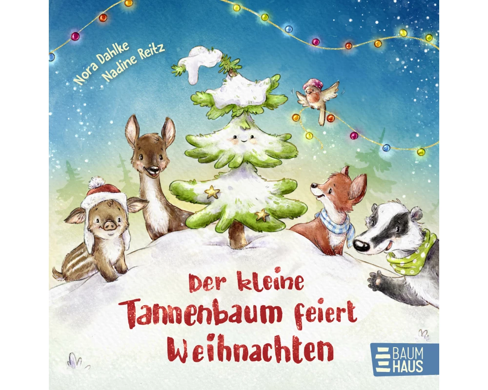 Der kleine Tannenbaum feiert Weihnachten