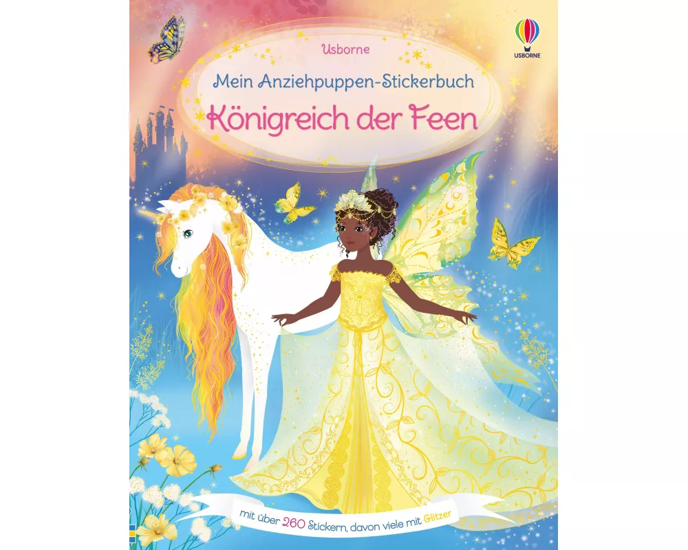 Mein Anziehpuppen-Stickerbuch: Königreich der Feen