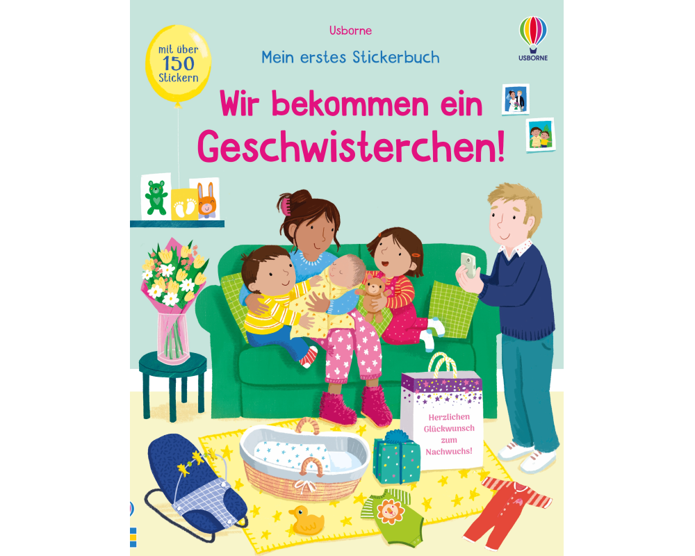 Mein erstes Stickerbuch: Wir bekommen ein Geschwisterchen!