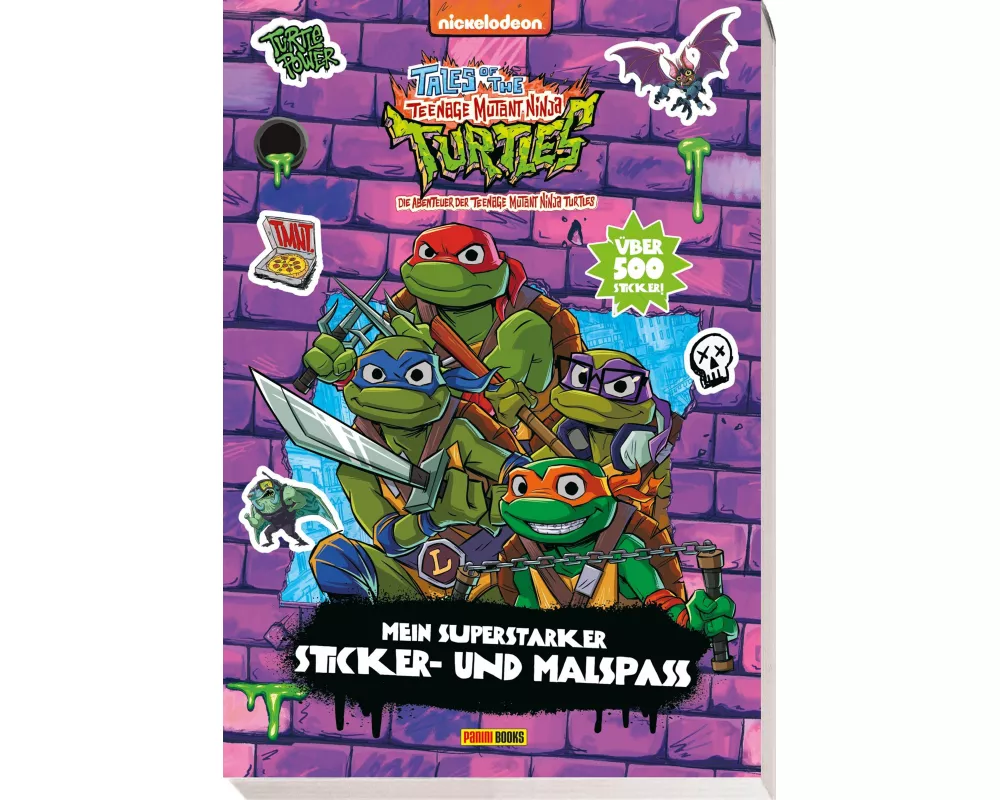 Tales of the Teenage Mutant Ninja Turtles: Mein superstarker Sticker- und Malspaß