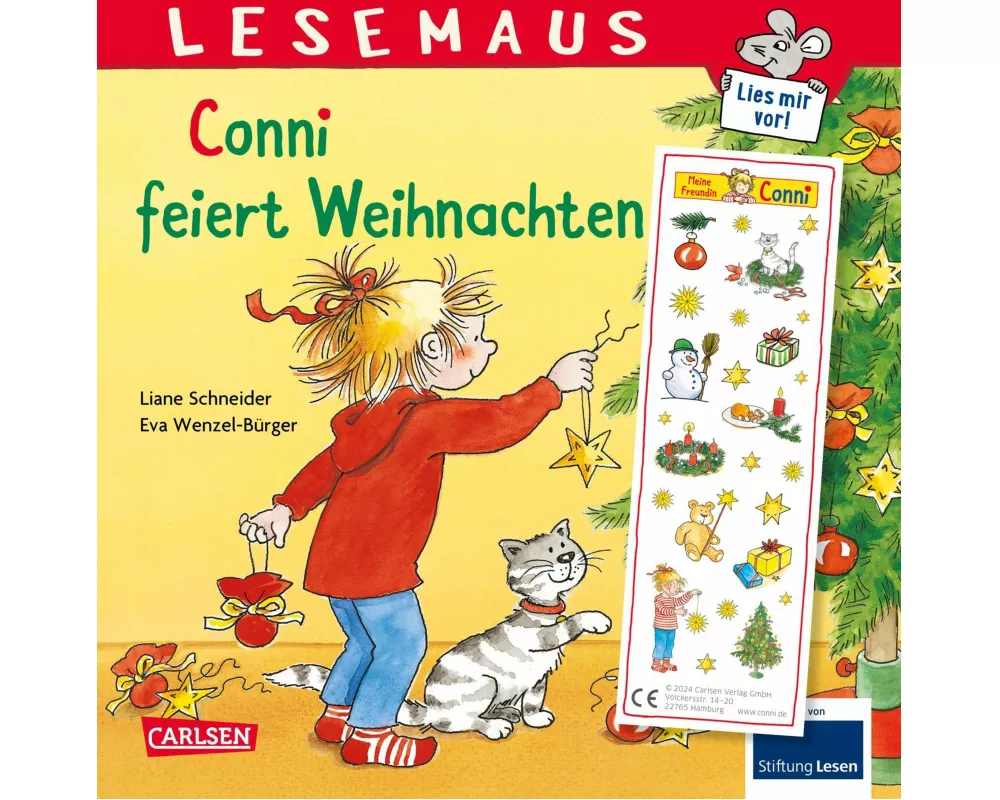 LESEMAUS 58: Conni feiert Weihnachten