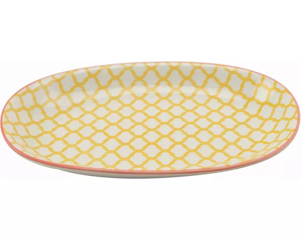 Haynan Servierplatte Gelb