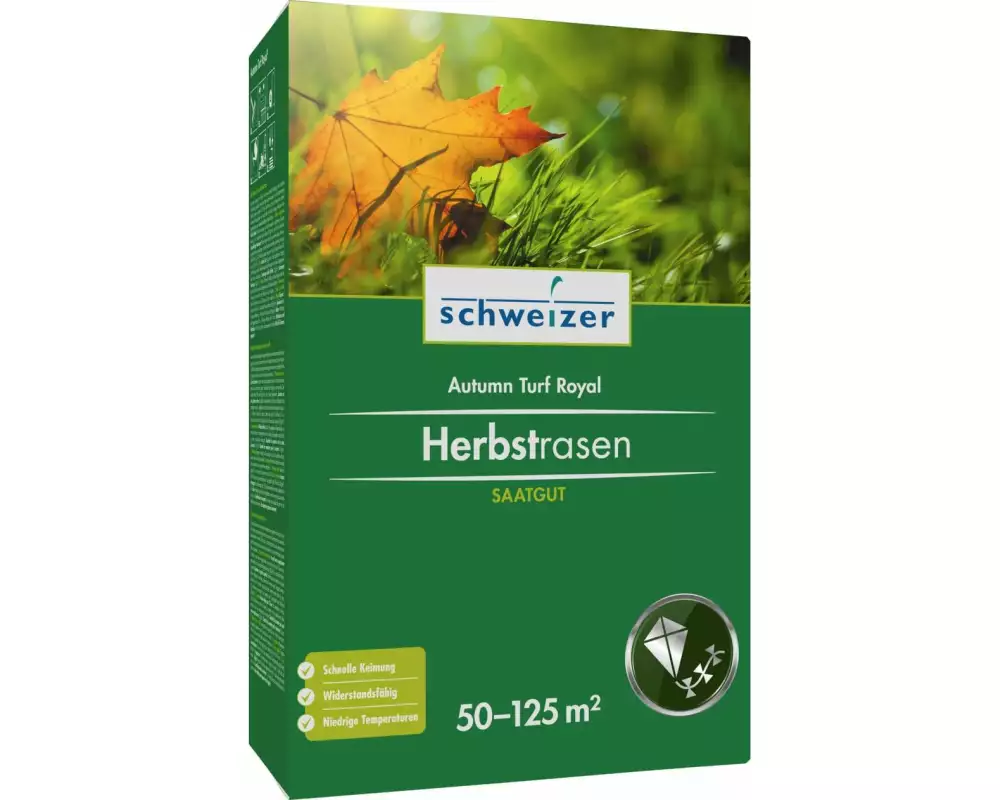 Eric Schweizer Rasensamen Herbst Autumn Turf Royal 50 - 125 m²