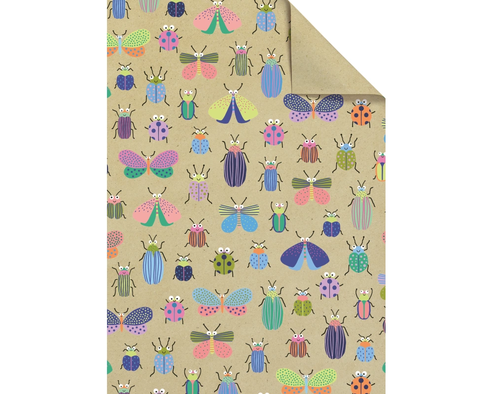 STEWO Geschenkpapier Beetle 2514544745 grün 70x100cm