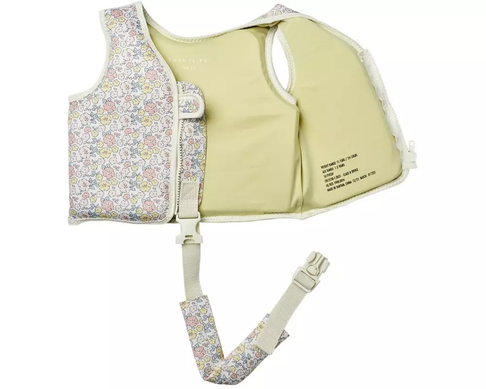 Sunnylife Float Vest 1-2 Into the Garden Ditsy Floral