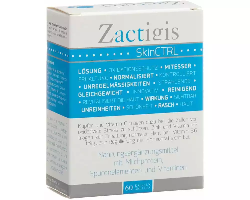 Zactigis Skin CTRL 60 Kapseln