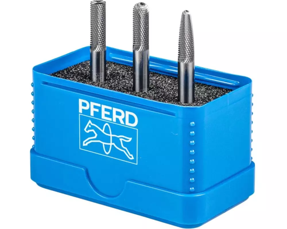 Pferd Hartmetallfrässtifte-Set Micro, Ø 6 mm