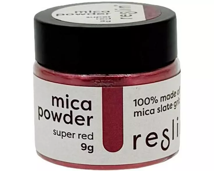 Reslin Mica Pulver 9g Rot