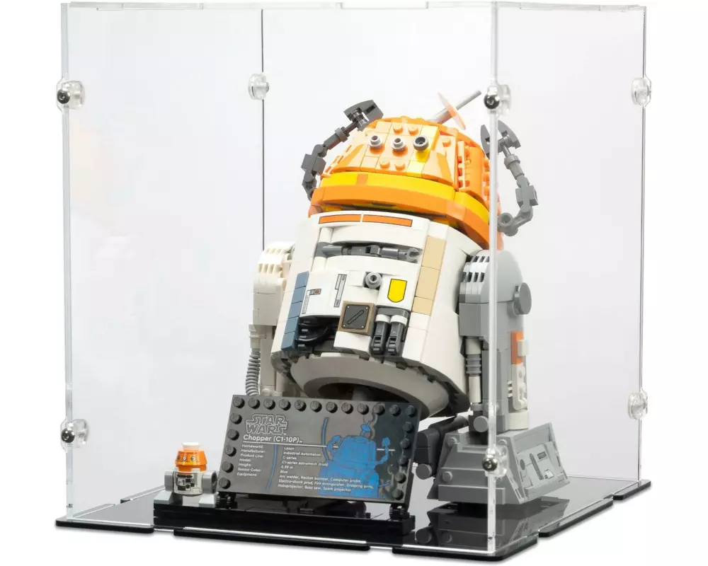 iDisplayit Acryl-Display für Star Wars Astromech-Droide Chopper 75416