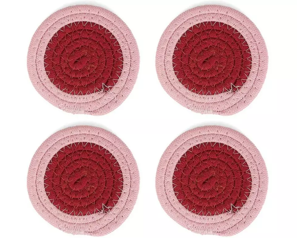 ONA Glasuntersetzer ONA Untersetzer Piff Pink/Rosa