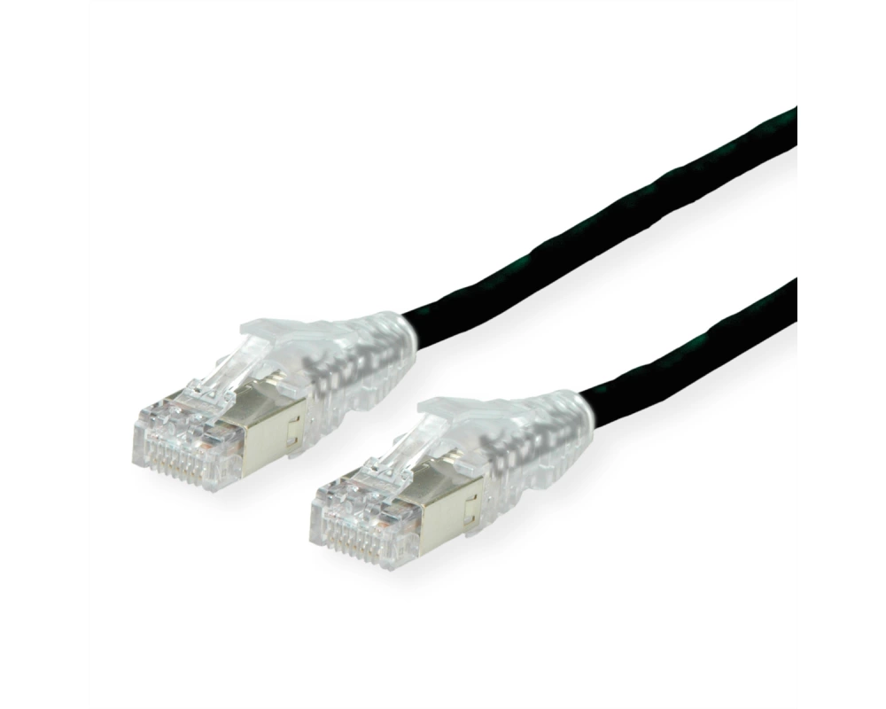 DÄTWYLER Patchkabel Cat.6A (Class EA) S/FTP, CU 7702 flex LSOH, AMP v2, schwarz, 10 m