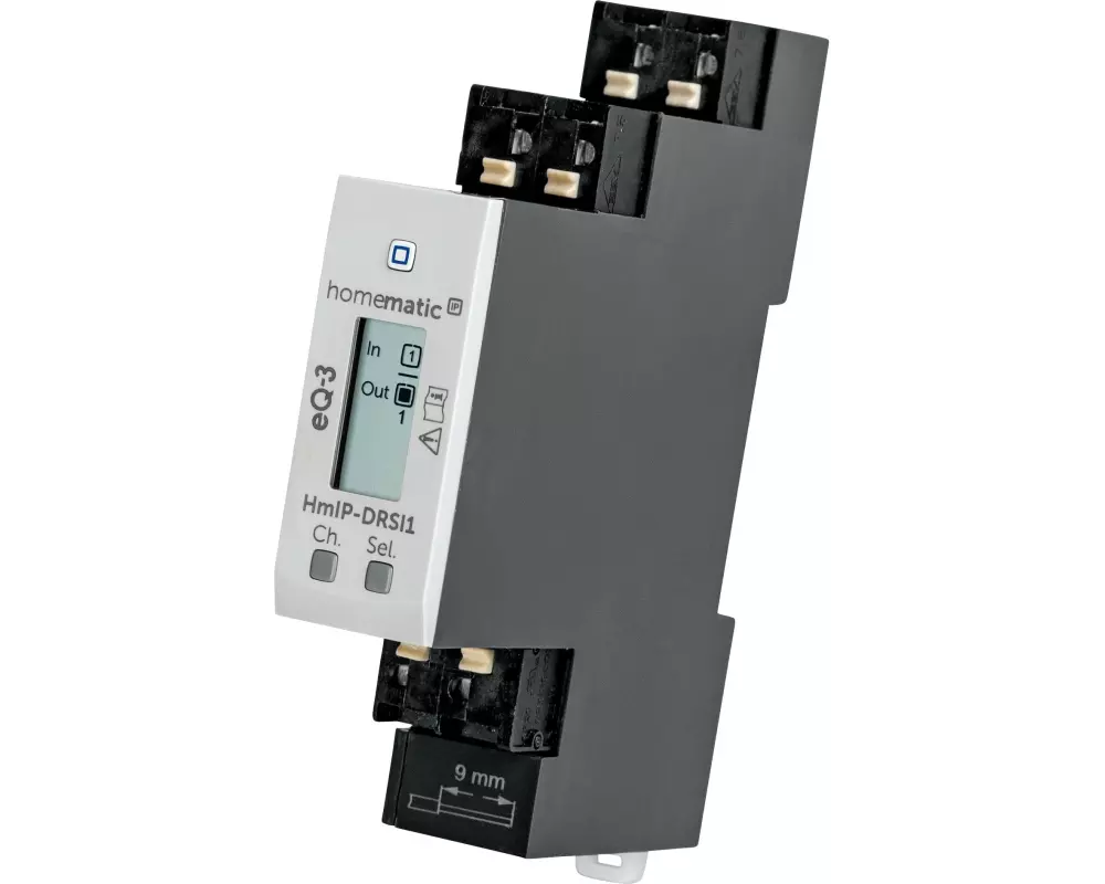 Homematic IP Smart Home Schaltaktor für Hutschienenmontage – 1-fach