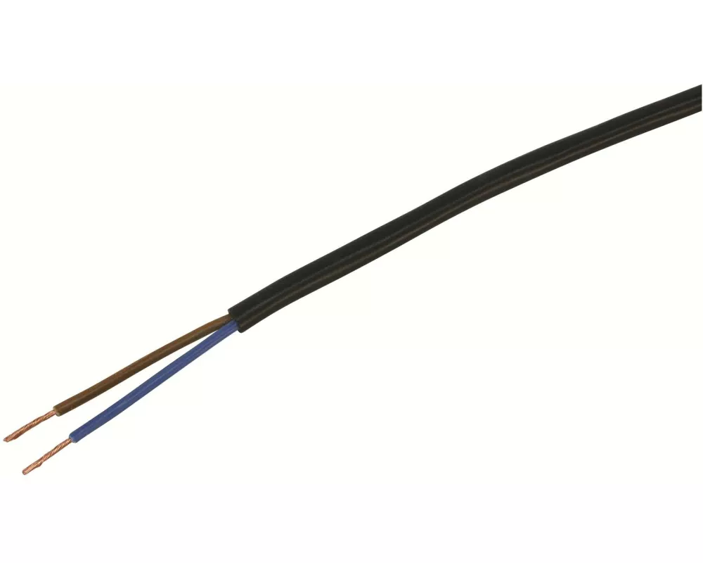 STEFFEN Installationskabel TD 2 x 0.75 mm², 100 m Schwarz