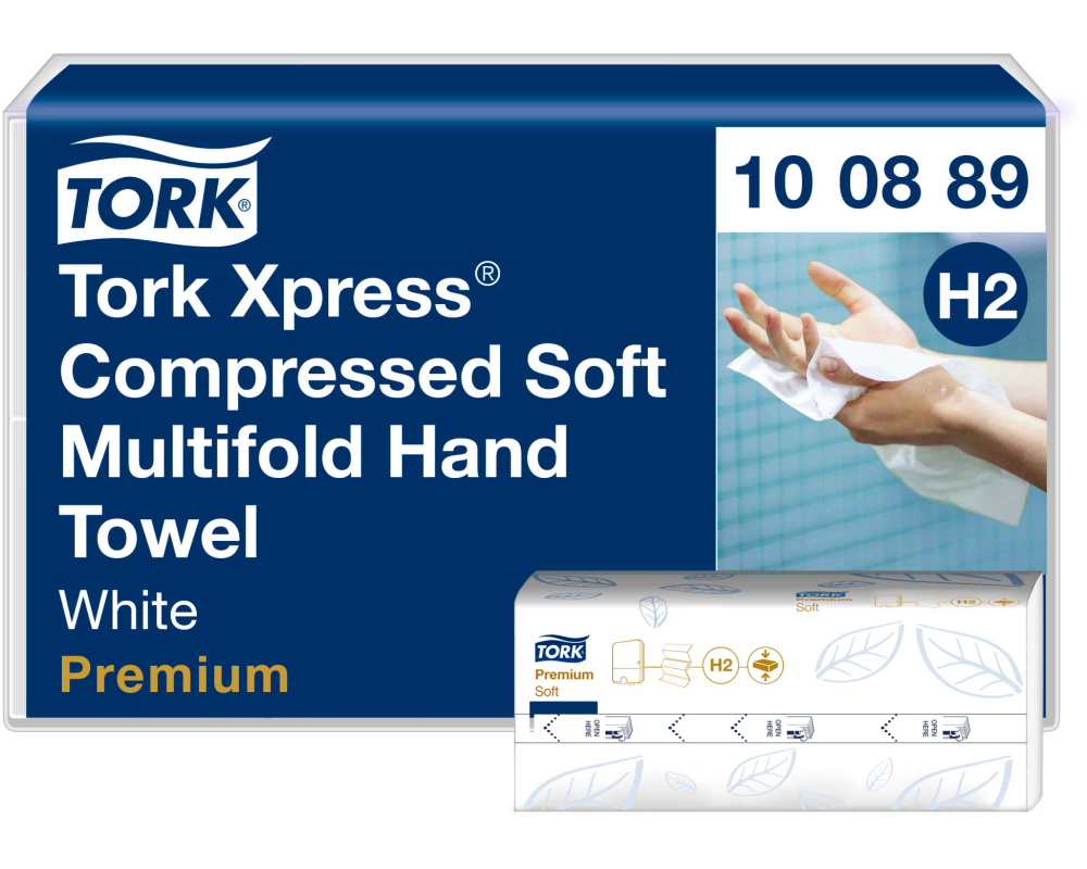 TORK Komprimierte Handtücher H2 100889 Xpress® 2700 Blatt