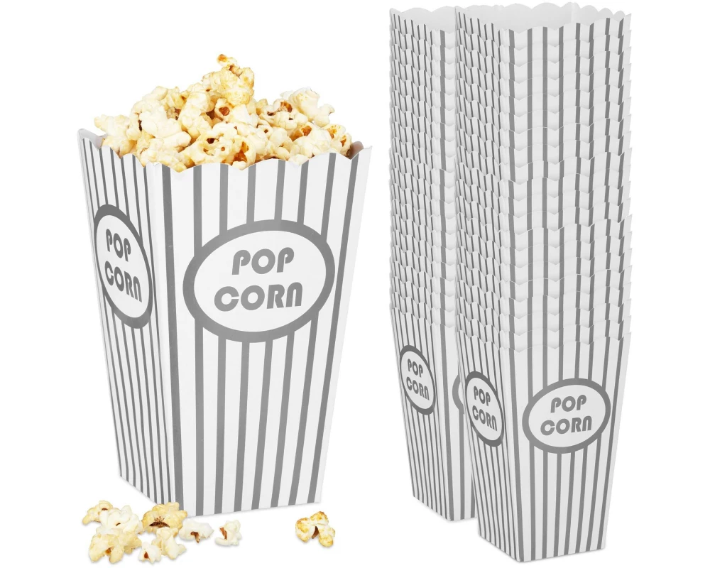 relaxdays Fingerfood-Schale Grau/Weiss 48 Stück