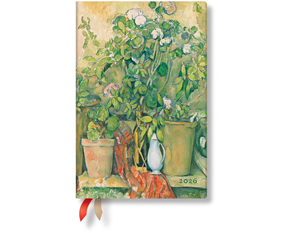 PAPERBLANKS Agenda Cézanne 2026 DF0885-0 1W/2S HOR Mini HC FR 9.5x14cm