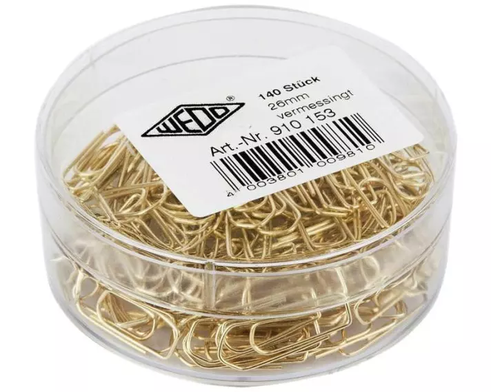 WEDO Büroklammer 26 mm 140 Stück