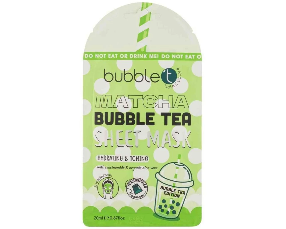 bubble t Gesichtsmaske Matcha