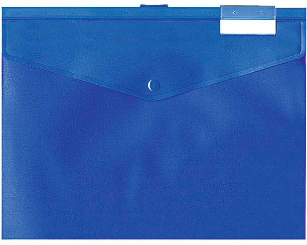 BÜROLINE Hängemappe A4 664049 blau, für 100 Blatt 3 Stk.