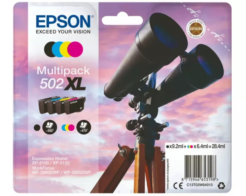 EPSON Multipack, 4colours, 502XL, EasyMail