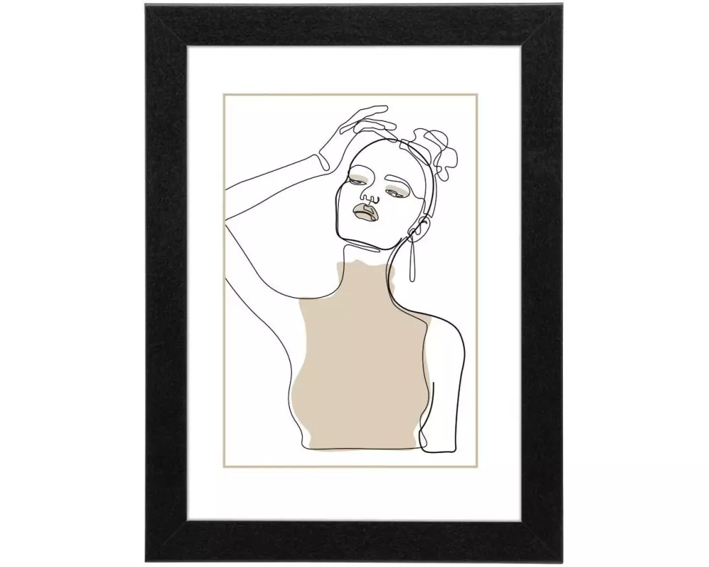 Hama Bilderrahmen Kopenhagen Schwarz, 9 x 13 cm