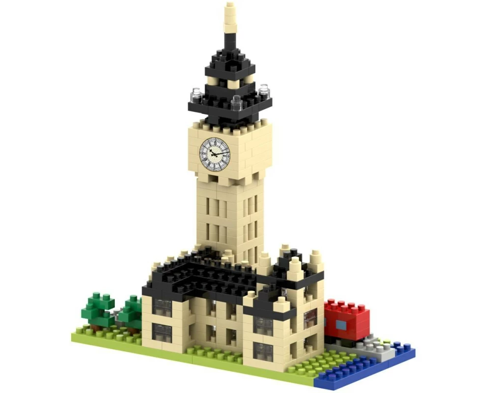 BRIXIES Bausteinmodell Big Ben aus 380 Bausteinen