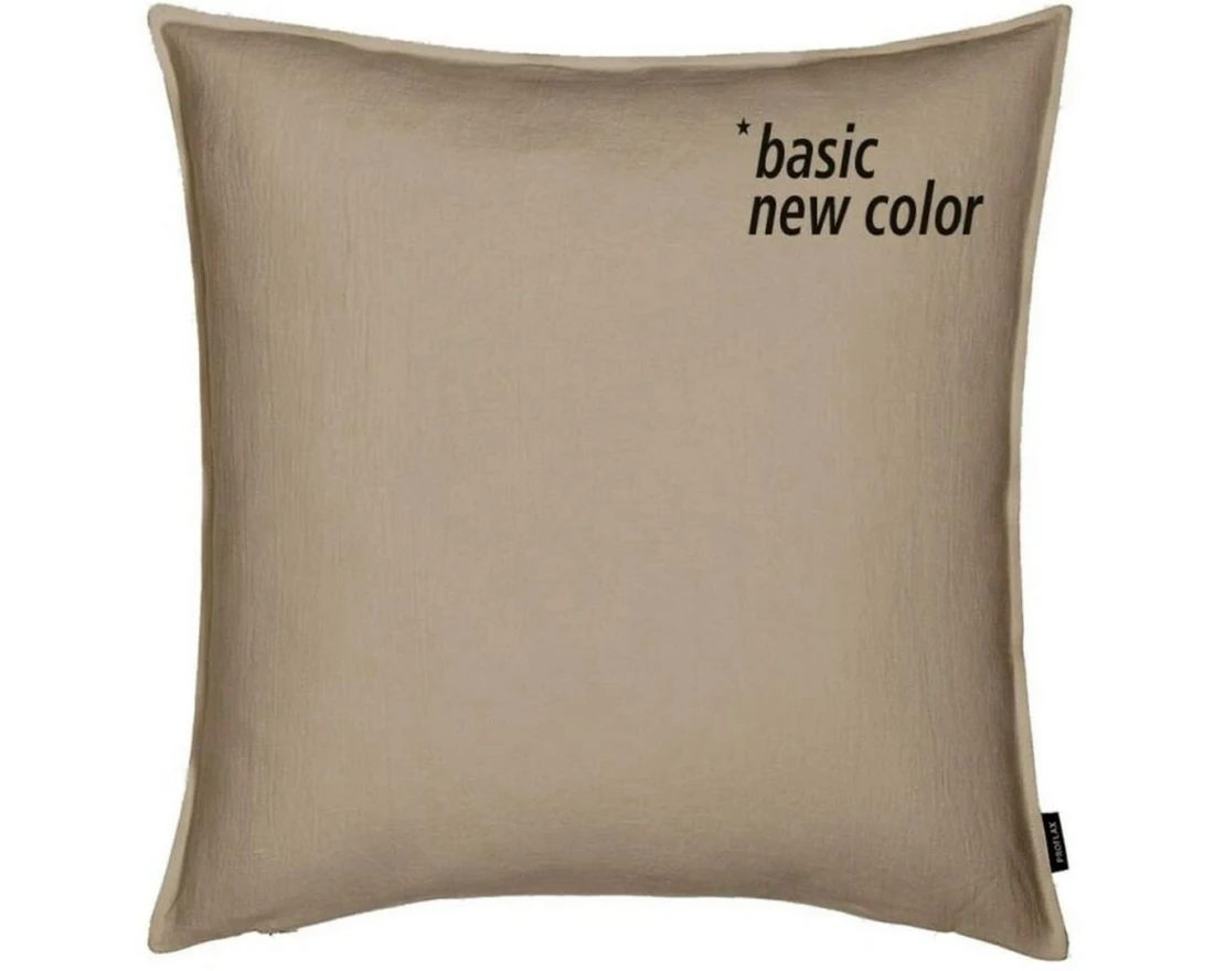 PROFLAX Kissenbezug Leinen 50 x 50 cm, light brown