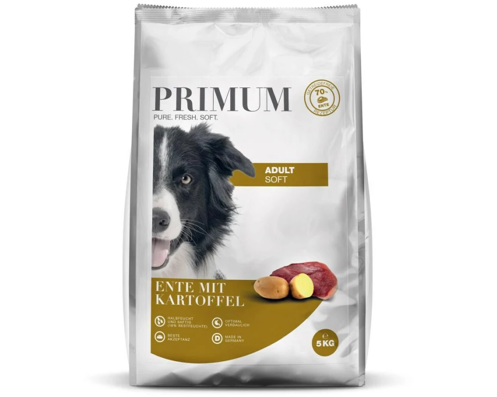 PRIMUM Halbfeuchtfutter Adult Ente mit Kartoffel 5 kg