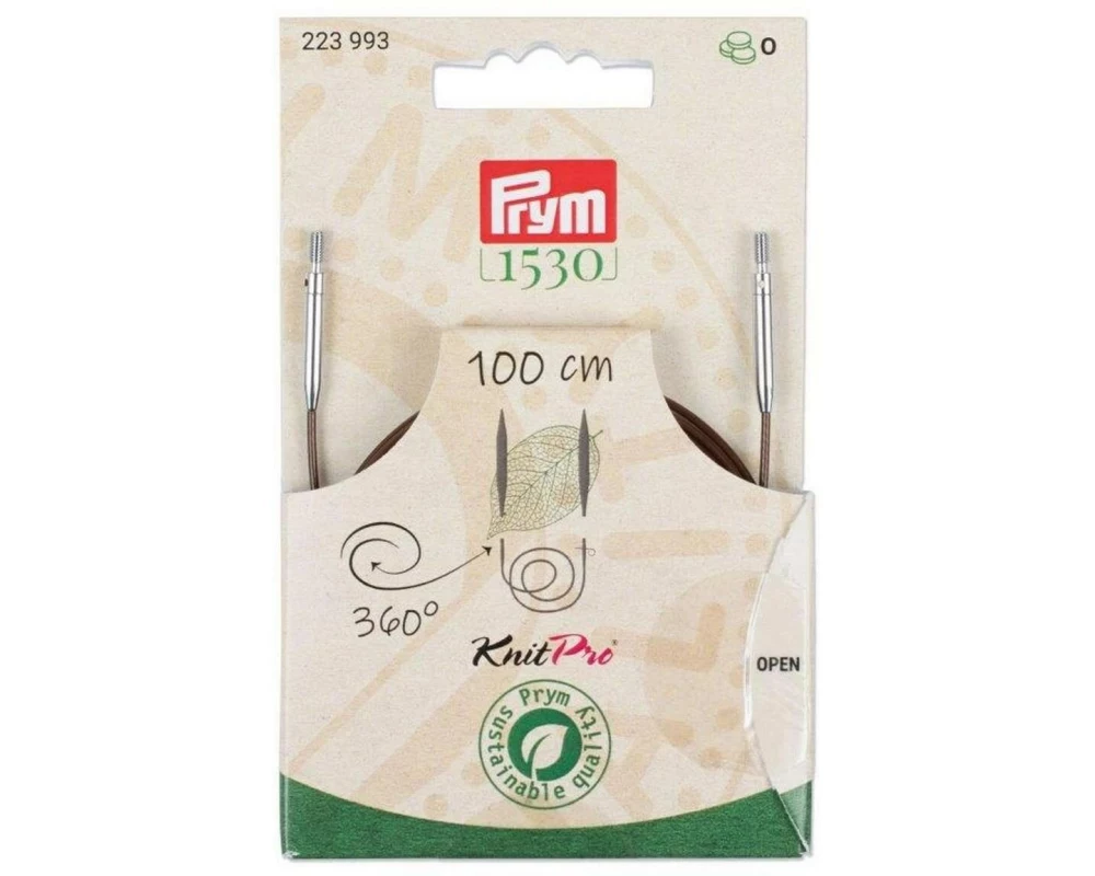 Prym 1530 Natural Kunststoffseil und Zubehör 360° drehbar, 100 cm