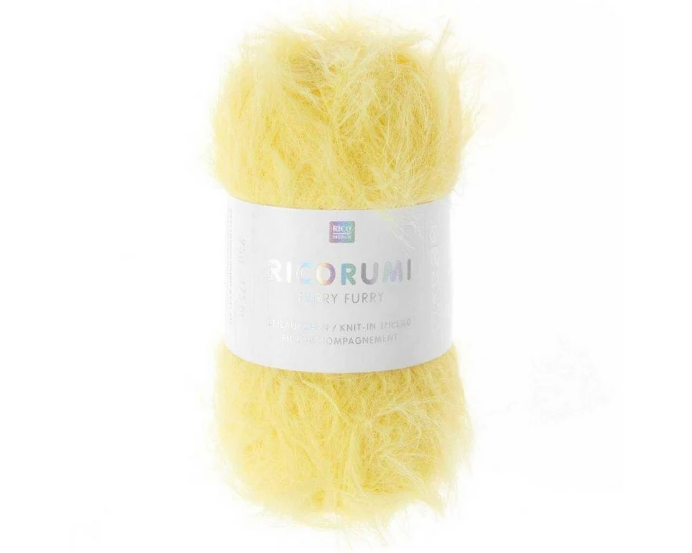 Rico Design Wolle Ricorumi Furry Furry Gelb