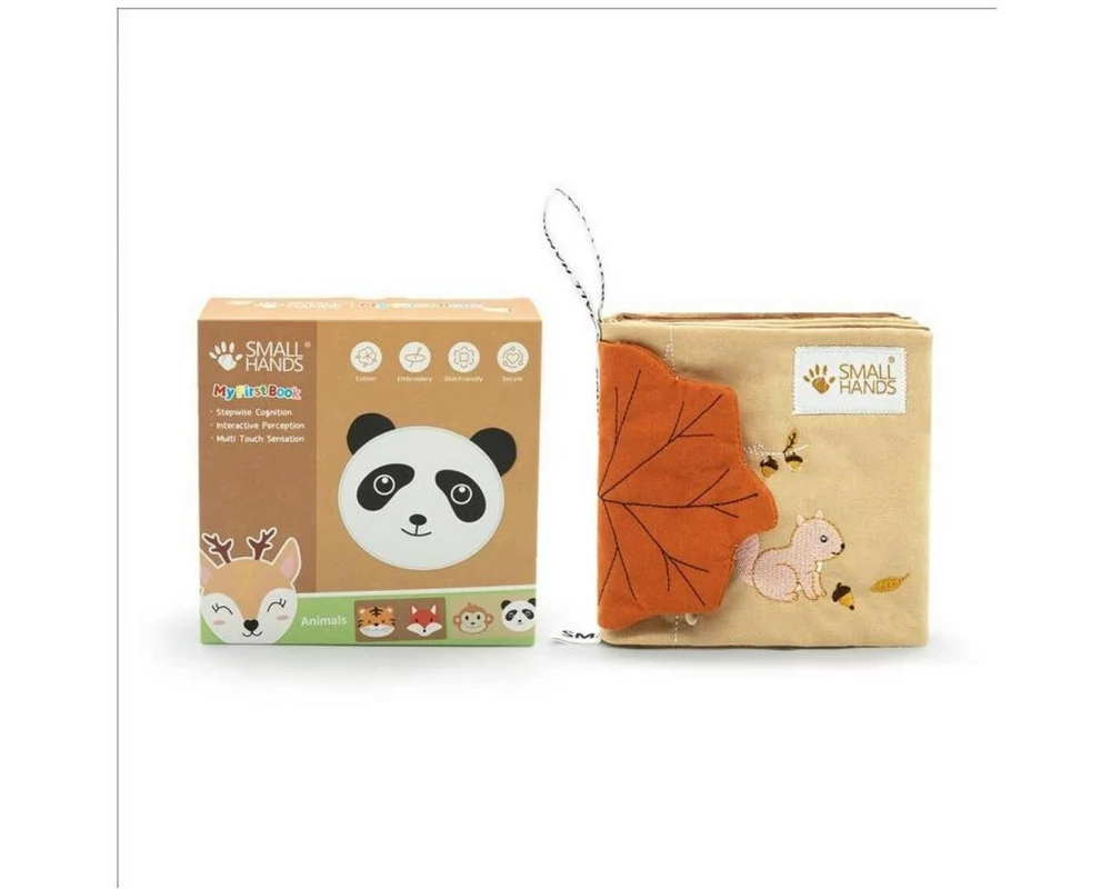 My First Book Small Hands Books – Animals Baumwolle, Bunt