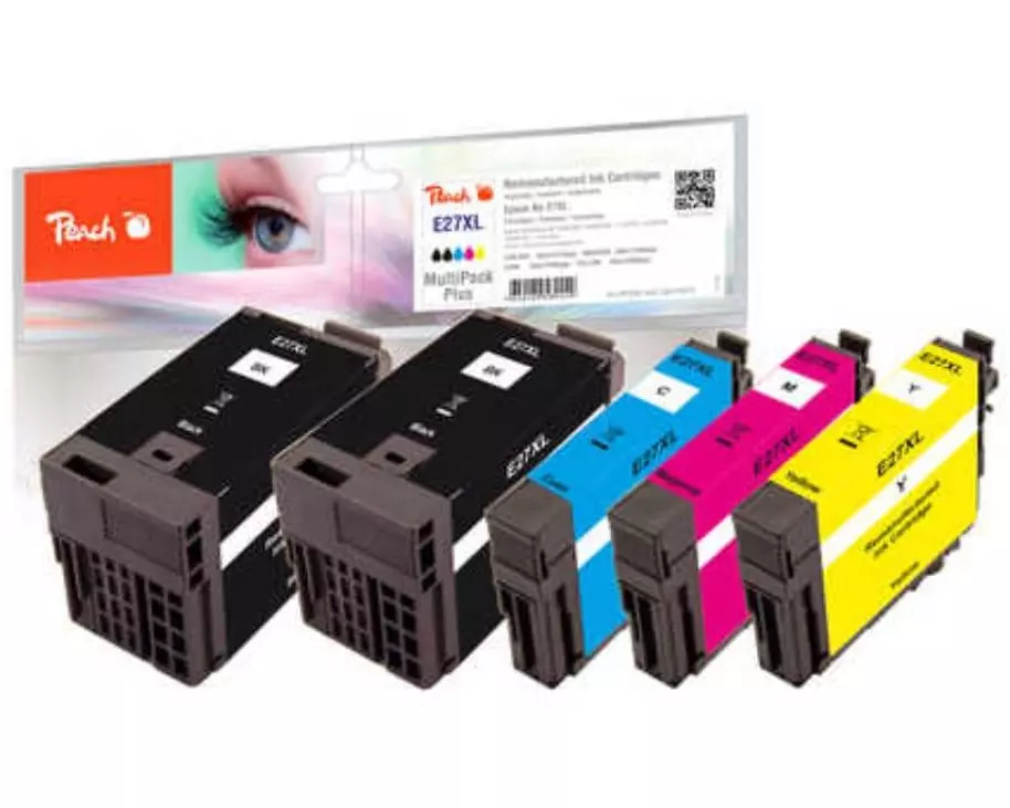 Peach Tinte Epson No 27XL 2x BK, C, M, Y