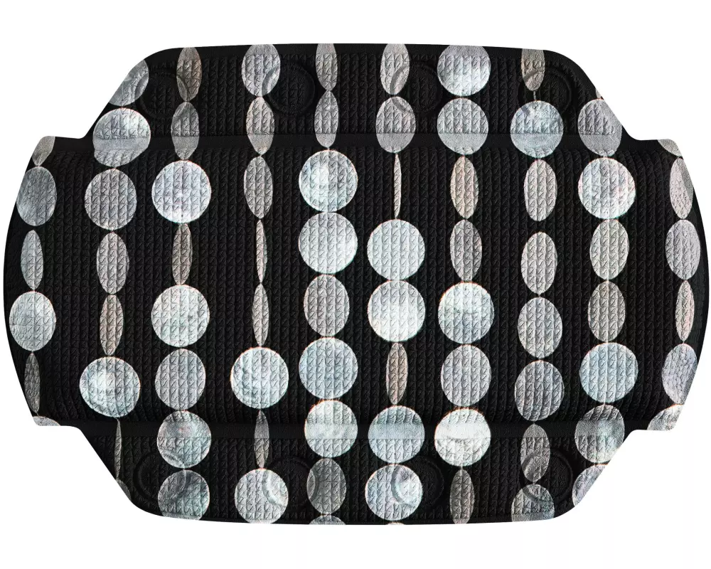 Kleine Wolke Nackenkissen Perla Schwarz/Weiss