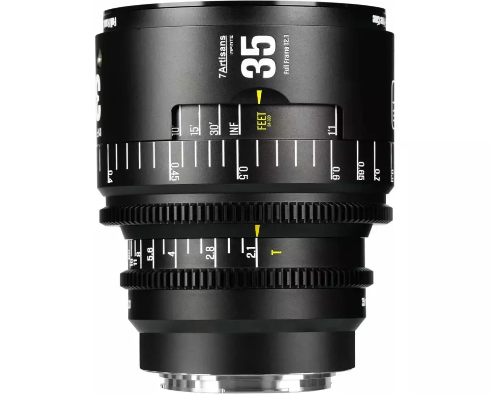 7Artisans Festbrennweite 35mm T/2.1 INFINTE Schwarz – Canon EF