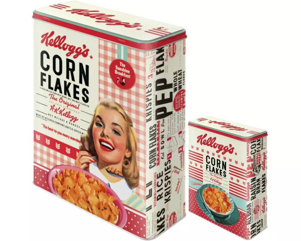 Nostalgic Art Vorratsdose Kellogg's Corn Flakes 4 l, Mehrfarbig