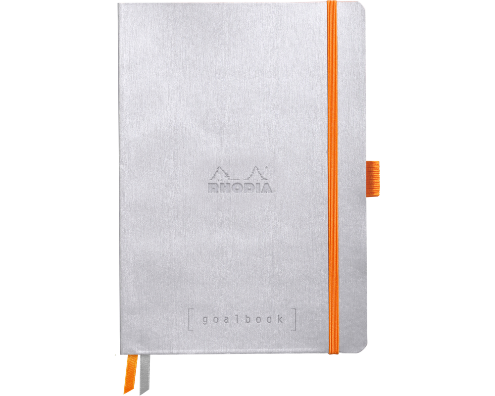 RHODIA Goalbook Notizbuch A5 117570C Softcover silber 240 S.