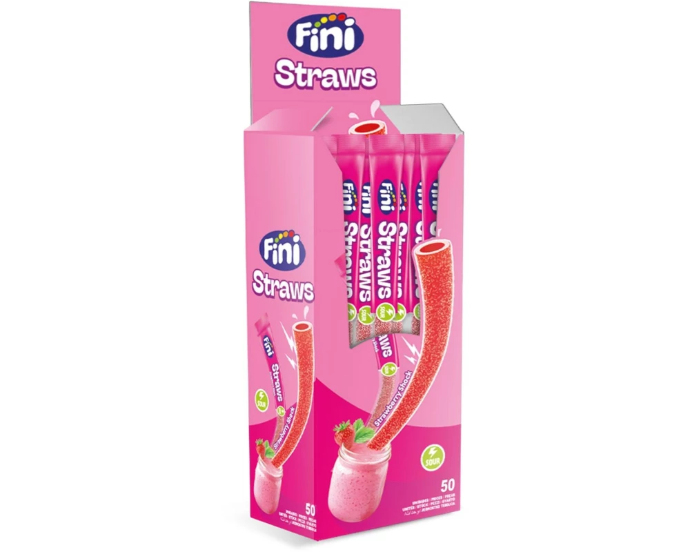 Fini Shooter süss/sauer Erdbeerhalm 1250 g