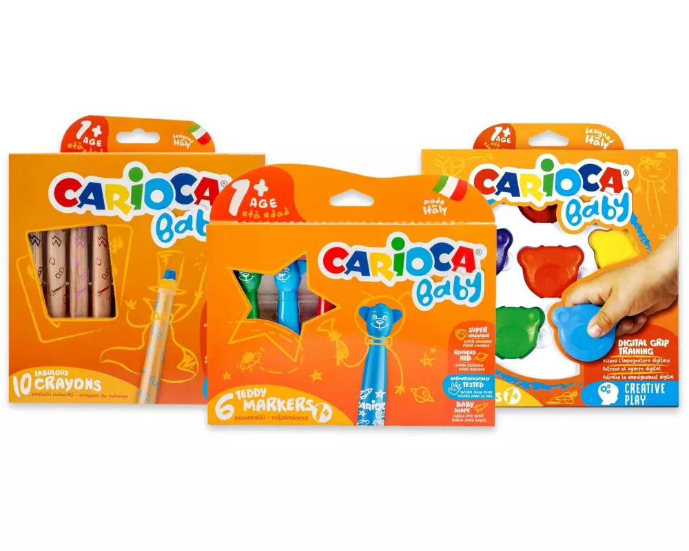 Carioca Malset Baby 22 Stück, Mehrfarbig